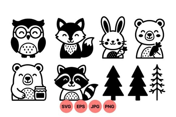 Download Cute Woodland Animal SVG Pack - Woodland animal svg Collection