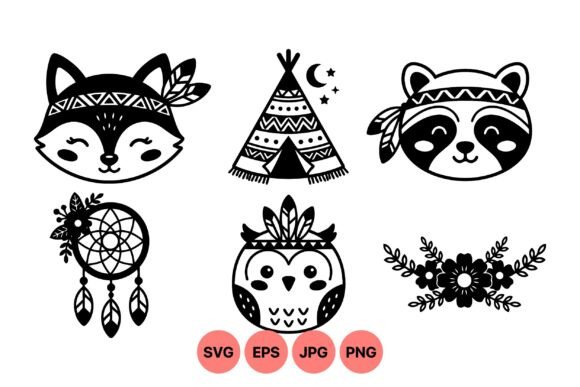 Download Boho Woodland Animal SVG Set - Woodland animal svg Collection