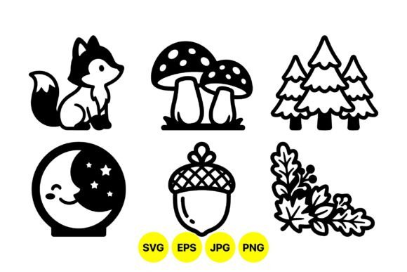 Download Cute Woodland Animal SVG Clipart - Woodland animal svg Collection