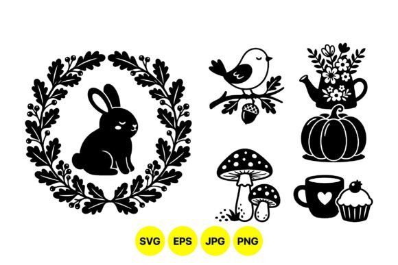 Download Woodland Animal SVG Clipart Set - Woodland animal svg Collection
